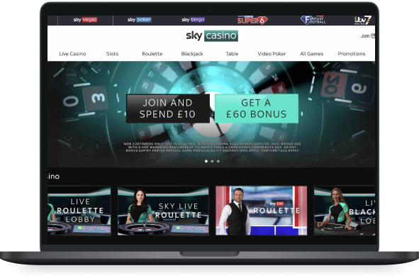 Sky Vegas Casino Desktop